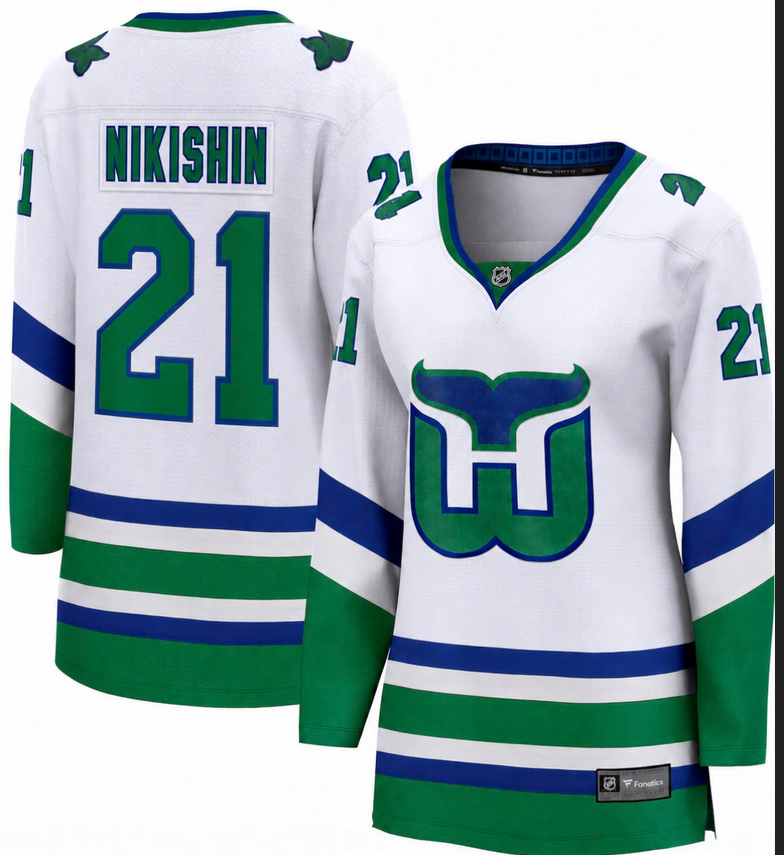 Men Carolina Hurricanes #21 Nikishin white 2026 NHL jersey 2026001